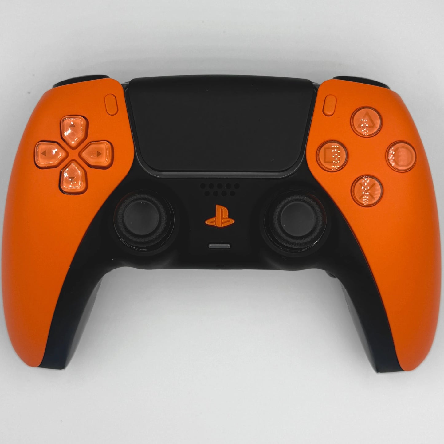 Custom PS5 Controller - Orange Softtouch Premium | 4er Paddle & Smart-Trigger