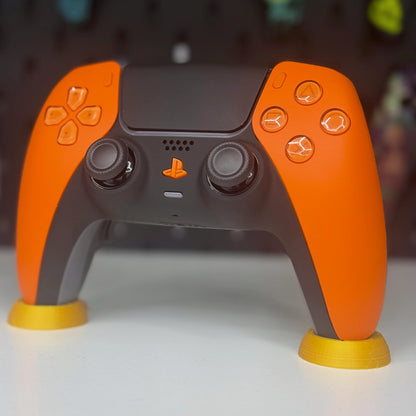 Custom PS5 Controller - Orange Softtouch PRO TMR| 4er Paddle & TMR Sticks - No Stickdrift