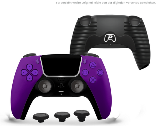 Custom PS5 Controller - Purple Softtouch Basic| 2er Paddle & Swapsticks
