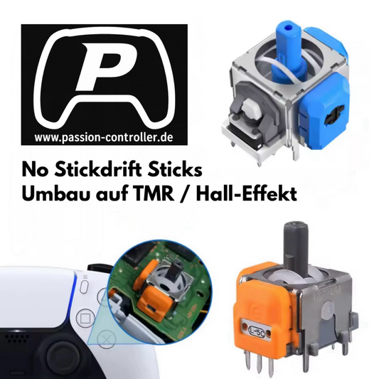 TMR Sticks Sensor Upgrade für DualSense Controller gegen Stickdrift