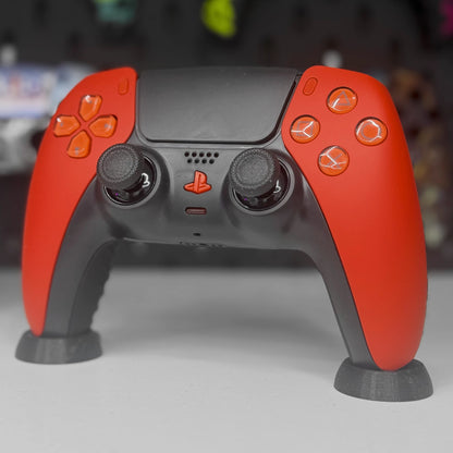 Custom PS5 Controller - Red Softtouch PRO TMR| 4er Paddle & TMR Sticks - No Stickdrift